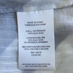 Helmut Lang  Mars Print White Grey V Neck Top Photo 9