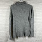 Marine layer Grey Ribbed Knit Wool Blend Turtleneck Sweater Photo 4
