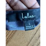 Lulus  Lavender Satin Draped Faux Wrap Mini Dress - Size L Cocktail Date night Photo 4