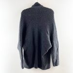 Anthropologie Sleeping on Snow Long Sleeve Open Knit Duster Cardigan Sweater Black Large Photo 3