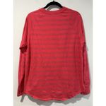 Zella  Top Womens Small Hot Pink Striped Athletic Athleisure Travel Basic Casual Photo 1