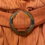 Derek Heart  Short Sleeve Midi Dress with Belt Pumpkin Spice Small Photo 6