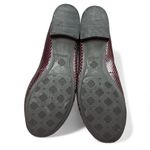 Isola  Abria Burgundy Snake ballet flats bow Designer comfort Round Toe slip on Photo 5