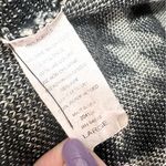 Say What? Say What? Black & Cream Aztec Open Front Cardigan Sweater Size Large Southwest Photo 7