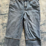 a.n.a  New Approach Cropped Pedal Pusher Button Hem Denim Jeans Size 4 Photo 0