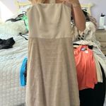 BCBGMAXAZRIA Beige Midi Dress Photo 1