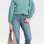 Knox Rose Teal Sweatshirt Photo 0