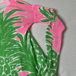 Lilly Pulitzer  Pineapple Green Pink Printed Cotton Longsleeve Photo 3