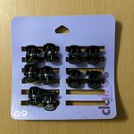 Claire’s black mini hair clips Photo 2