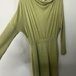 Anthropologie  Daily Practice Drapey Slouchy Sweater Midi Dress Moss Green Size S Photo 3