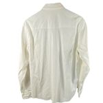 J. Crew Shirt Womens Large White Cotton Western Pearl Snap Long Sleeve Rodeo Photo 8