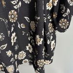 Croft & Barrow Boho Black Floral Gauzy Peasant Top - Size 5X - Women's Plus Size Photo 2