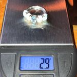 Blue Topaz Rainbow Moonstone Sterling Silver Ring Size 6 Photo 7