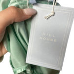 Hill House The Nima Silk Wrap Dress in Mint Size Small Green Photo 10