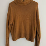 525 America 525 Easy Turtleneck Pullover Sweater in Carmel Photo 0
