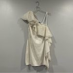 Mac Duggal  10800 One Shoulder Sequined Ruffle Mini Dress Size: 2 NWT Photo 1