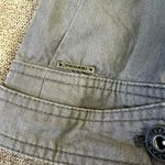 Tahari  Gray Button Down Shirt Jacket Size L Photo 4