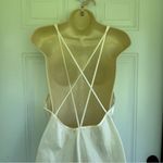 California Dynasty Off White Nightgown Gown Lace and Beaded trim Medium Photo 5