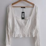 Nasty Gal Cups And Downs Square Neck Crop Top Photo 4