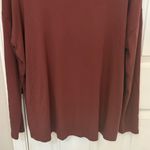 Lou & grey  Long Sleeve Wrap Top in Rusty Maroon Photo 5