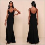 Lulus LULU’S Infinite Glory Black Maxi Dress Photo 1