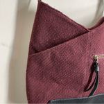 Pistil Wool Blend Shoulder Bag Crossbody Purse Burgundy Red Photo 5