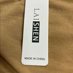 LAISHEN, Women’s Light brown/tan, Long Sleeve Top, Size X Photo 4