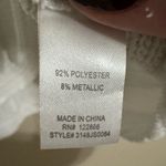 Chenault Sparkly White‎ 3/4 Sleeve Dolman Sweater Size L White Size L Photo 6