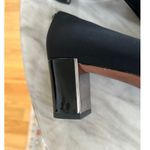 Donald J. Pliner Black Fabric Round Toe Low Heel Pumps Size 9.5 Photo 3