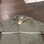 Entro NWT  Waffle Weave Front Pocket Shirt Sz M Photo 5