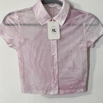 Elodie  Light Pink Button Down Shirt Photo 0