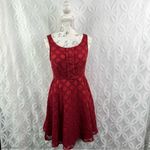 LC Lauren Conrad Disney's Minnie Rocks  Dot Fit & Flare‎ Dress Size 2 Photo 7