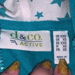 Denim & Co  Active blue 1/2 Zip Pullover Hoodie Star Detail Hood Photo 9
