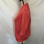 Vtg Talbots Merceized Cotton Cardigan Women Sweater Sz L Y2K Preppy Granny Core Orange Size L Photo 5