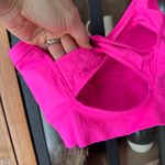 FP Movement Good Karma Scoop Neck Sports Bra criss cross back malibu neon tank Pink Photo 5