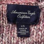 American Eagle  Outfitters Cowl Neck Slouchy Knit Sweater Women’s L Pink Lilac Photo 8