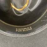 Bailey Vintage Western Hat Double XX Fur Blend Black size 6 5/8 Cowgirl Rodeo Photo 9