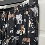 Banana Republic  Zoo Safari Animal Printed Satin Pajama Bottoms Size - XS Photo 1