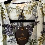 NWT ByTiMo Ruffle Chiffon Wallpaper Floral V Photo 6