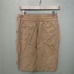 Loft  Women's Tan Cargo Skirt Elastic Waist Drawstring Size S Photo 2