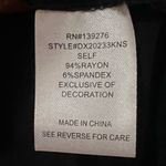 Daniel Rainn Daniel Rainn Cowl Neck Cap Sleeve Eyelet Lattice Back Yoke Top in Black Size 3X Photo 7