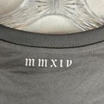 YoungLA Urban Crop Tee Top Womens Size Small W436 Gray Photo 4