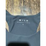 Wilo Base Ribbed Charcoal Longline Sports Bra Photo 1