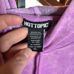 Hot Topic Lavender Purple Cat Ear Cotton Blend Hoodie Size XL Photo 1