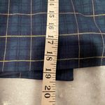 Miss Patina Size S Blue Scotch Plaid Flannel Mini Skirt Adjustable Suspenders Photo 8