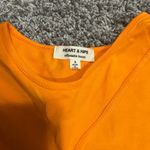Heart & Hips  Vibrant Orange Crop Top Photo 2