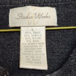 Studio Works Vintage  Woman’s Thick Knit Christmas Seasonal Sweater Jacket Photo 4