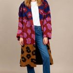 Farm Rio NWOT  Wool Blend Wild Fleece Flowers Coat Size S Multicolor Photo 0