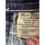 Miss Me  Signature Boot Stretch Jean Medium Wash Rhinestone Embellished 25 Photo 4