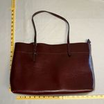 Covelin • 3 Piece Set • Authentic Leather Purse Tote Pouch • Large & Beautiful Red Photo 9